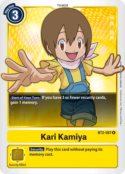 Kari Kamiya [BT2-087] [Release Special Booster Ver.1.0] - Destination Retro