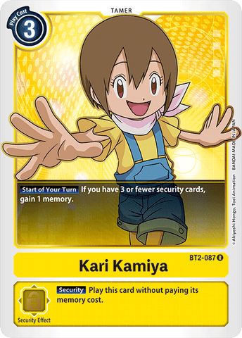 Kari Kamiya [BT2-087] [Release Special Booster Ver.1.0] - Destination Retro