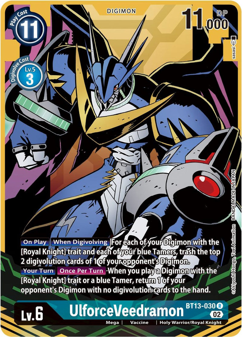 UlforceVeedramon [BT13-030] (Alternate Art) [Versus Royal Knights Booster] - Destination Retro