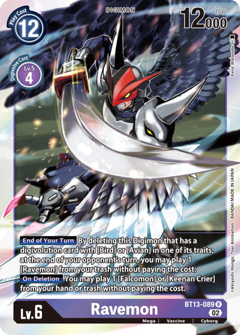 Ravemon [BT13-089] [Versus Royal Knights Booster] - Destination Retro