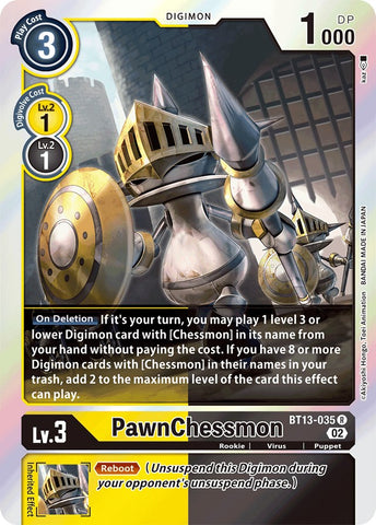 PawnChessmon [BT13-035] [Versus Royal Knights Booster] - Destination Retro