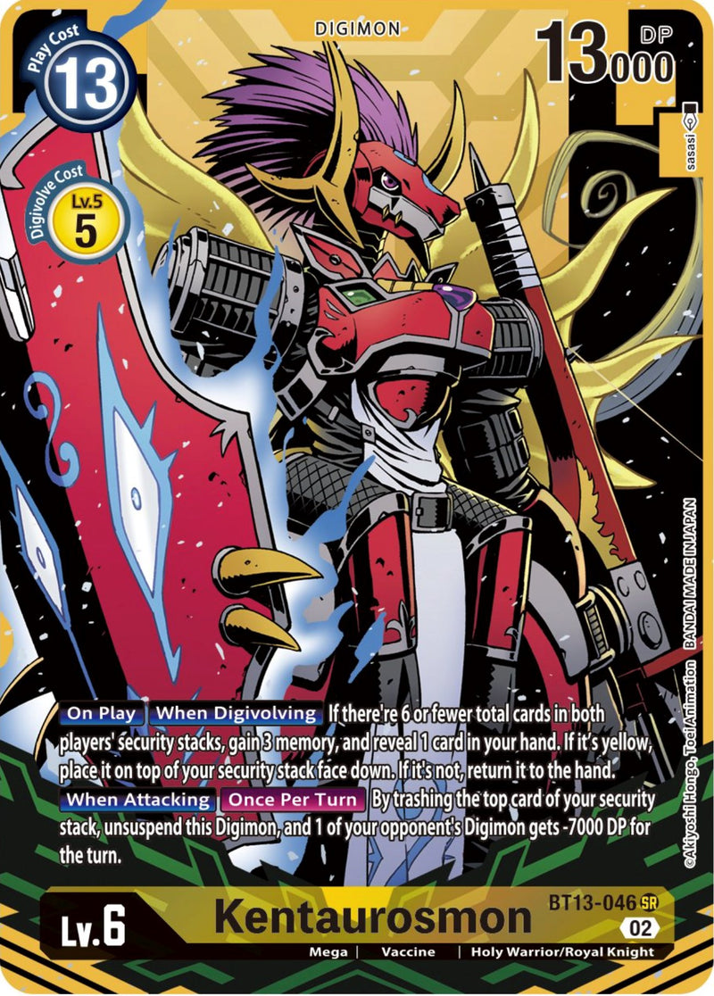 Kentaurosmon [BT13-046] (Alternate Art) [Versus Royal Knights Booster] - Destination Retro