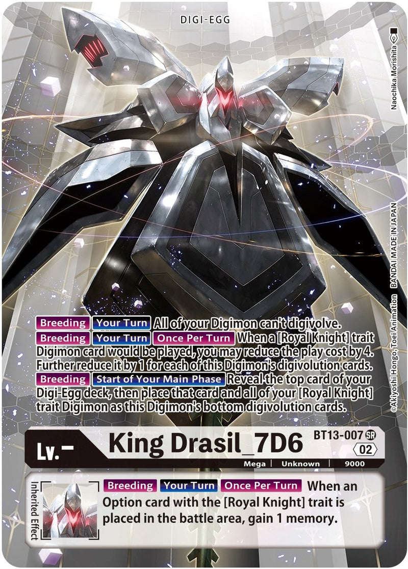 King Drasil_7D6 [BT13-007] (Alternate Art) [Versus Royal Knights Booster] - Destination Retro
