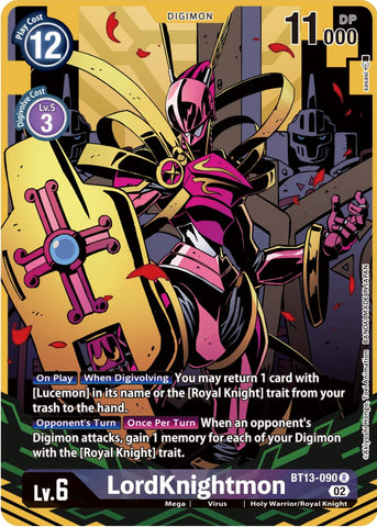 LordKnightmon [BT13-090] (Alternate Art) [Versus Royal Knights Booster] - Destination Retro