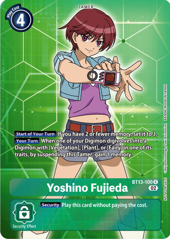 Yoshino Fujieda [BT13-100] (Box Topper) [Versus Royal Knights Booster] - Destination Retro