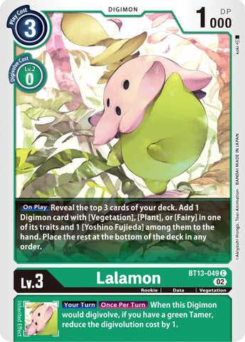 Lalamon [BT13-049] [Versus Royal Knights Booster] - Destination Retro