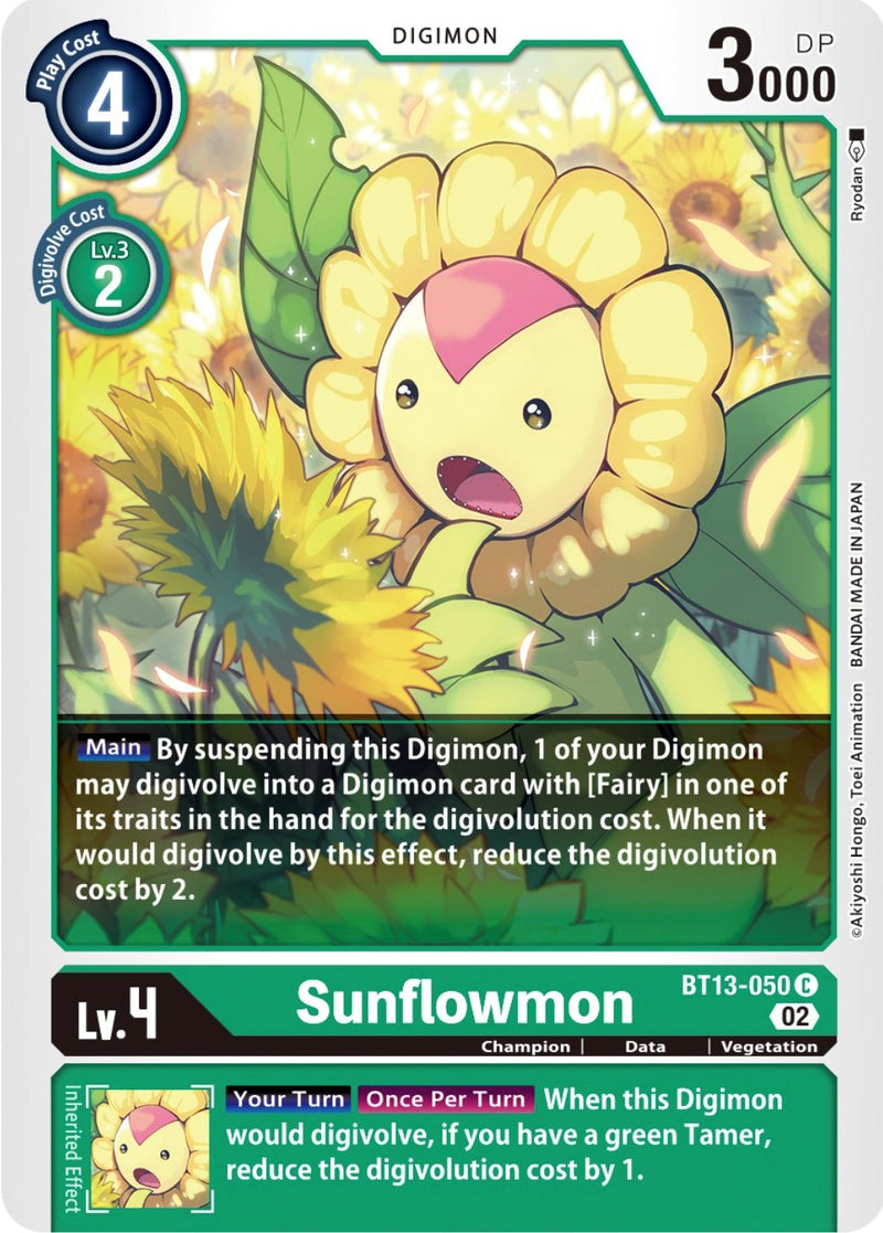 Sunflowmon [BT13-050] [Versus Royal Knights Booster] - Destination Retro