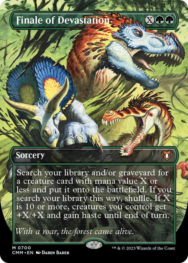 Finale of Devastation (Borderless Alternate Art) [Commander Masters] - Destination Retro