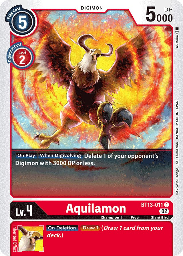 Aquilamon [BT13-011] [Versus Royal Knights Booster] - Destination Retro