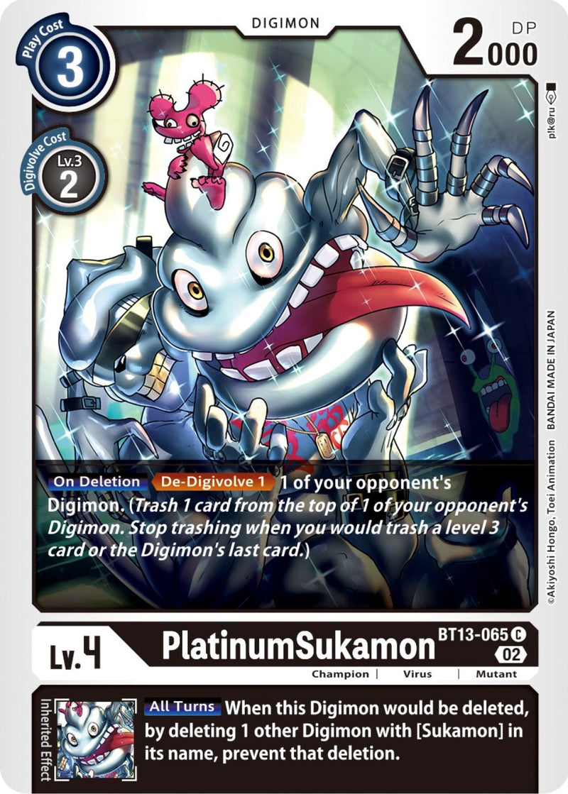 PlatinumSukamon [BT13-065] [Versus Royal Knights Booster] - Destination Retro