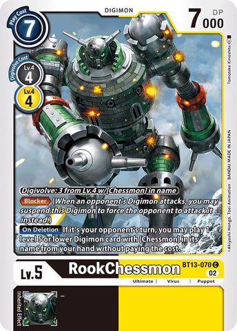 RookChessmon [BT13-070] [Versus Royal Knights Booster] - Destination Retro