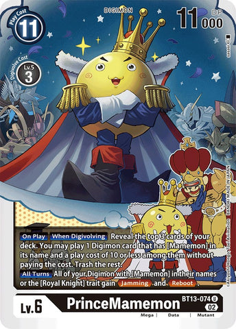 PrinceMamemon [BT13-074] [Versus Royal Knights Booster] - Destination Retro