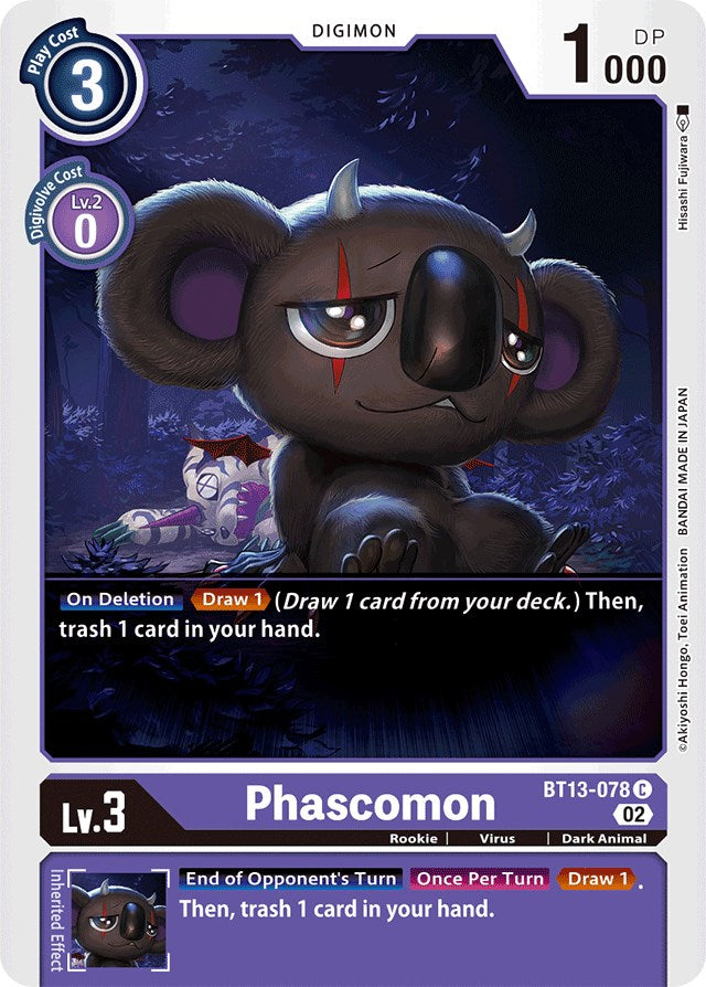 Phascomon [BT13-078] [Versus Royal Knights Booster] - Destination Retro