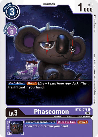 Phascomon [BT13-078] [Versus Royal Knights Booster] - Destination Retro