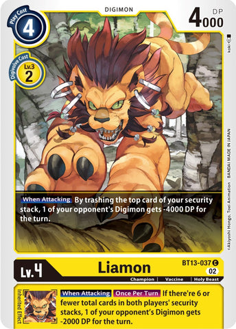 Liamon [BT13-037] [Versus Royal Knights Booster] - Destination Retro