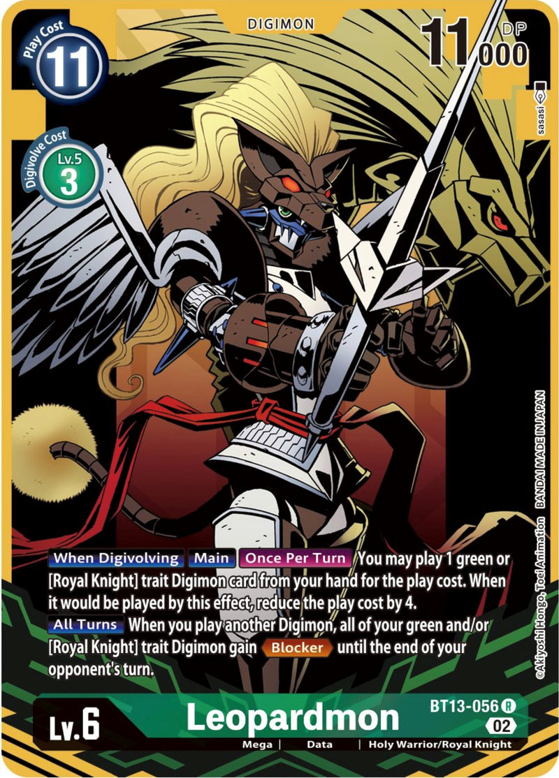 Leopardmon [BT13-056] (Alternate Art) [Versus Royal Knights Booster] - Destination Retro