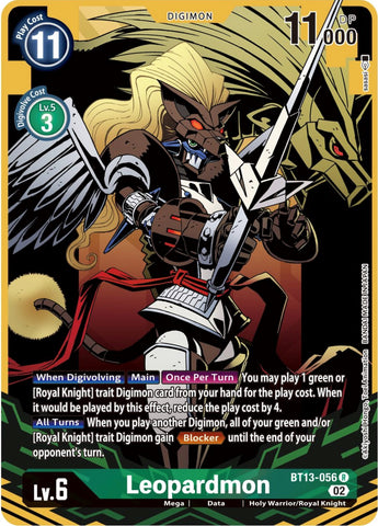 Leopardmon [BT13-056] (Alternate Art) [Versus Royal Knights Booster] - Destination Retro