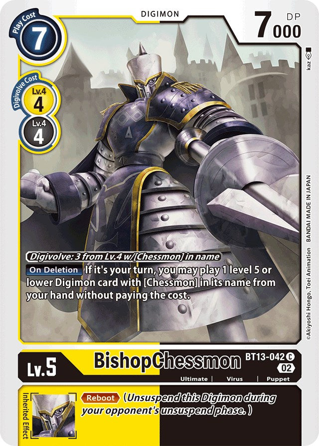 BishopChessmon [BT13-042] [Versus Royal Knights Booster] - Destination Retro