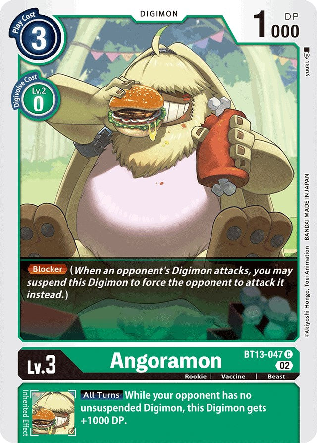 Angoramon [BT13-047] [Versus Royal Knights Booster] - Destination Retro