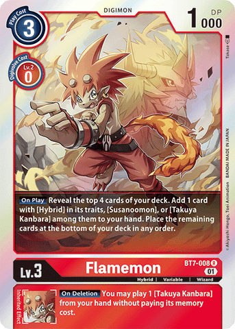 Flamemon [BT7-008] [Next Adventure] - Destination Retro
