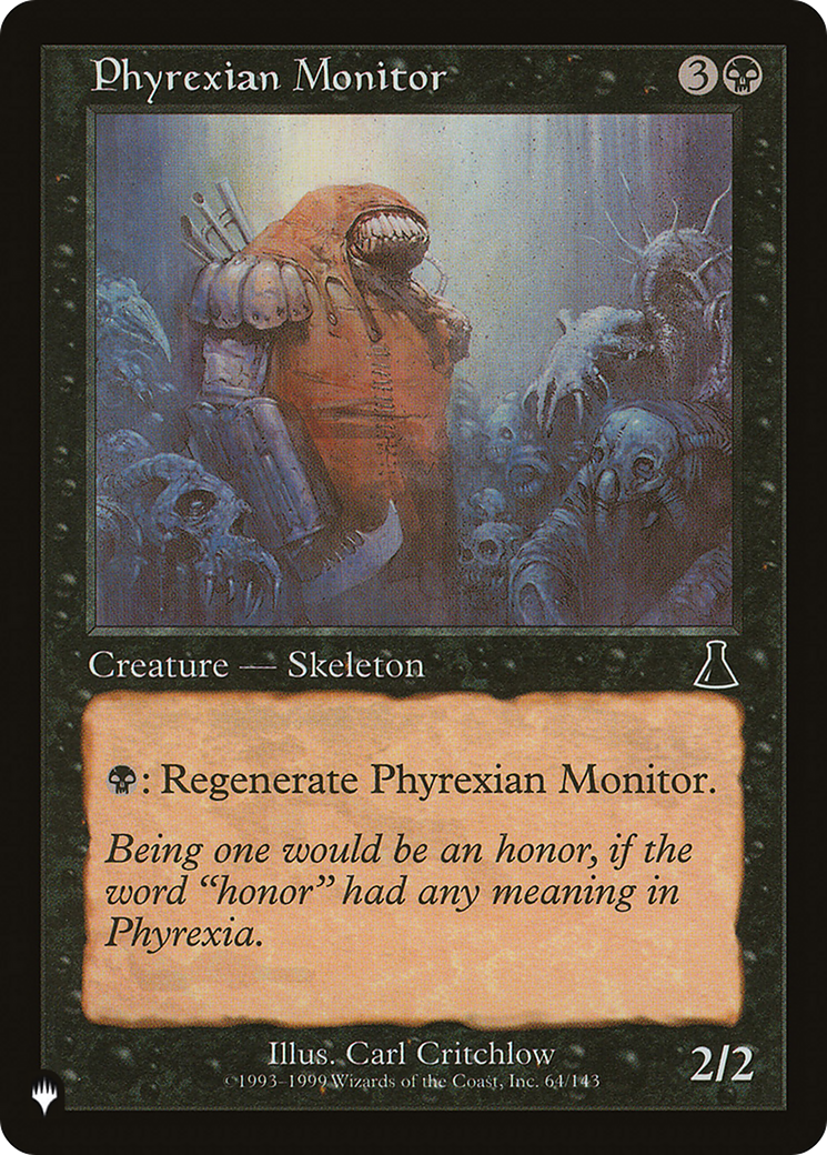 Phyrexian Monitor [The List] - Destination Retro