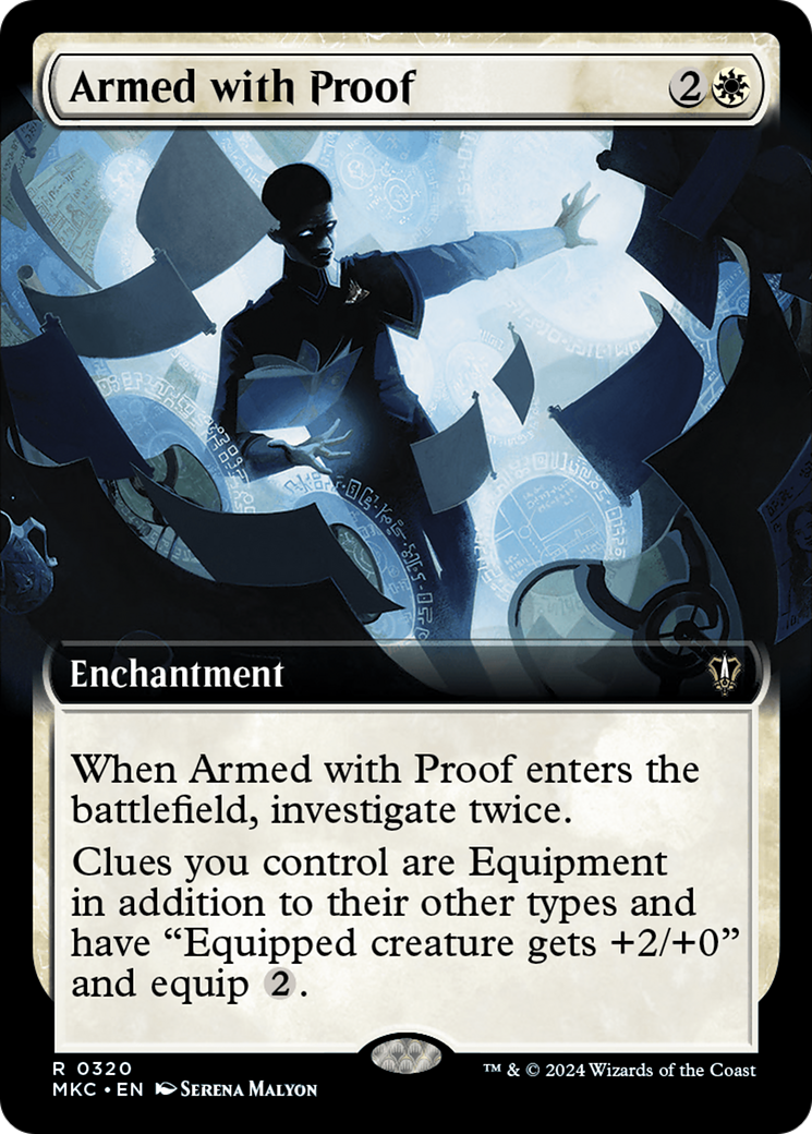 Armed with Proof (Extended Art) [Murders at Karlov Manor Commander] - Destination Retro
