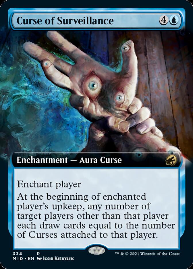 Curse of Surveillance (Extended Art) [Innistrad: Midnight Hunt] - Destination Retro