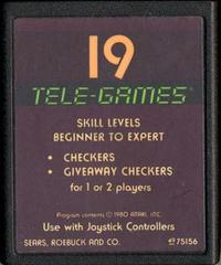 Checkers [Tele Games] - Atari 2600 - Destination Retro