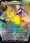 Cloud, Midgar Mercenary (Borderless) (Chocobo Track Foil) [FINAL FANTASY] - Destination Retro