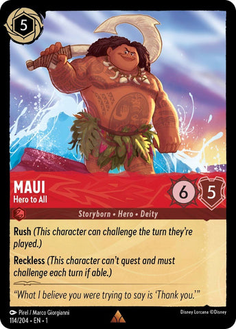 Maui - Hero to All (114/204) [The First Chapter] - Destination Retro