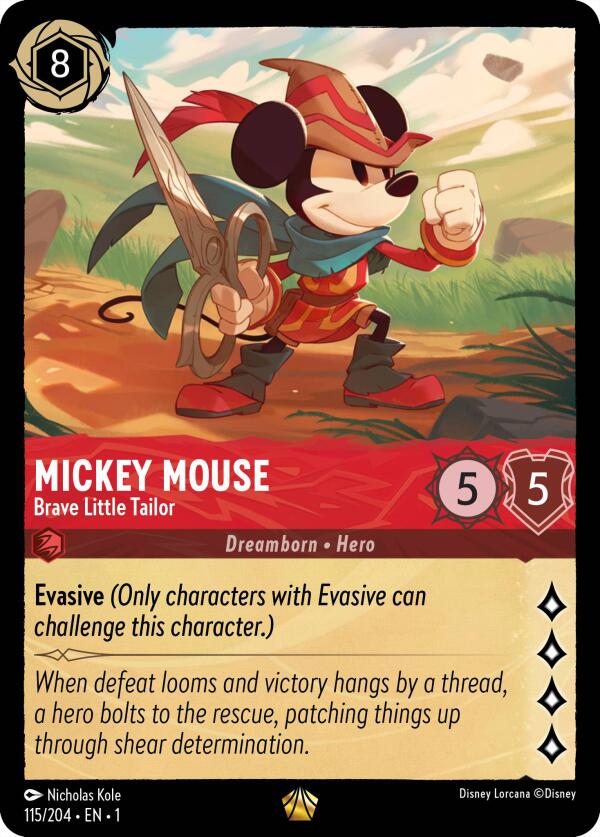 Mickey Mouse - Brave Little Tailor (115/204) [The First Chapter] - Destination Retro