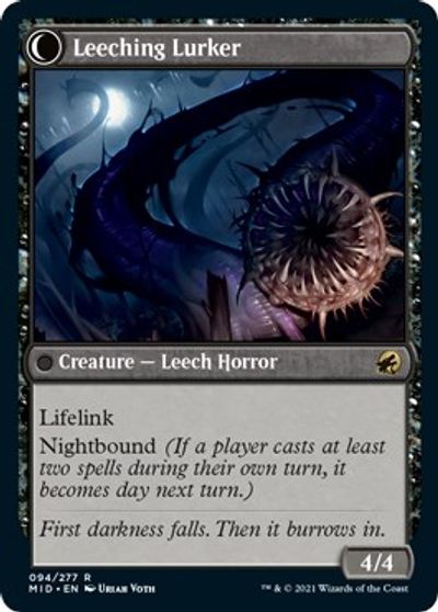 Curse of Leeches // Leeching Lurker [Innistrad: Midnight Hunt] - Destination Retro