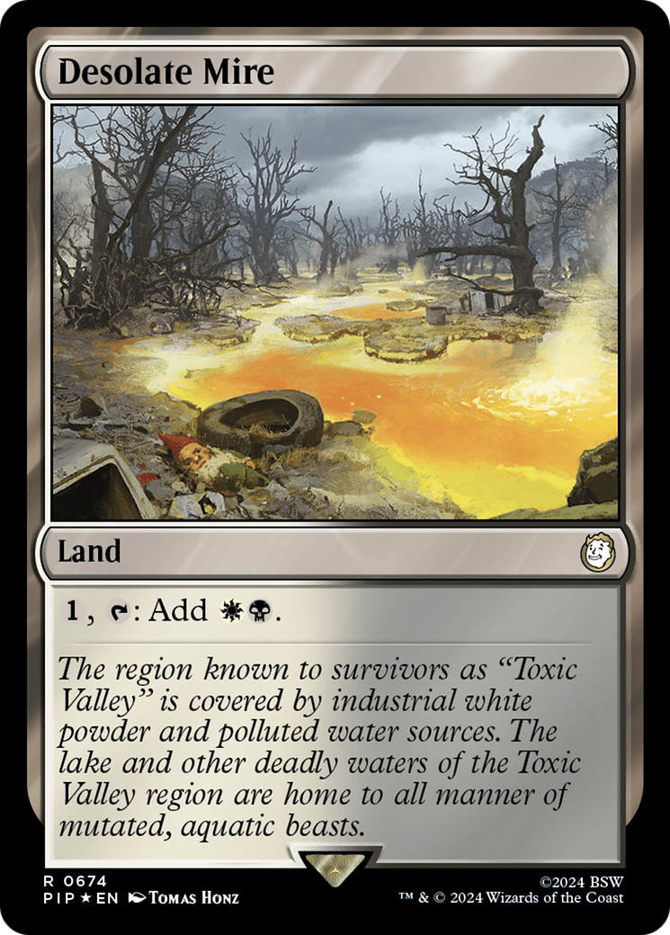Desolate Mire (Surge Foil) [Fallout] - Destination Retro