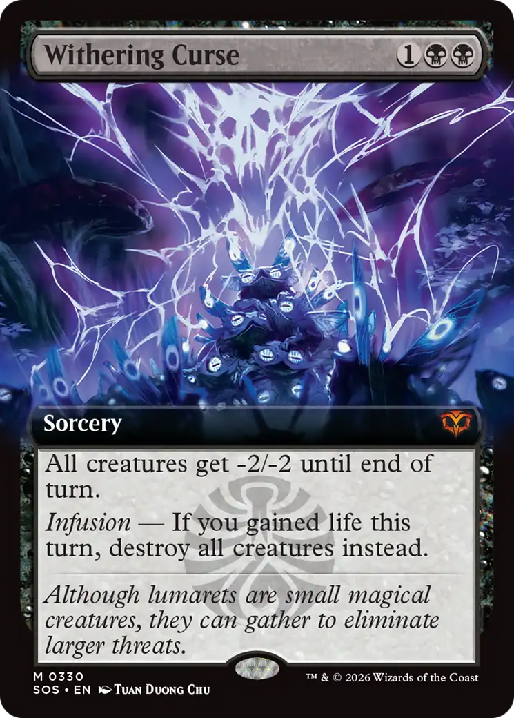 Withering Curse (Extended Art) [Secrets of Strixhaven] - Destination Retro