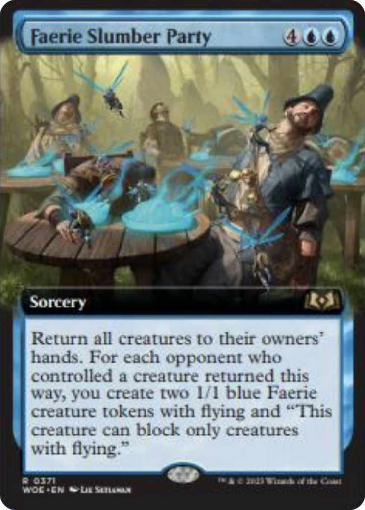 Faerie Slumber Party (Extended Art) [Wilds of Eldraine] - Destination Retro