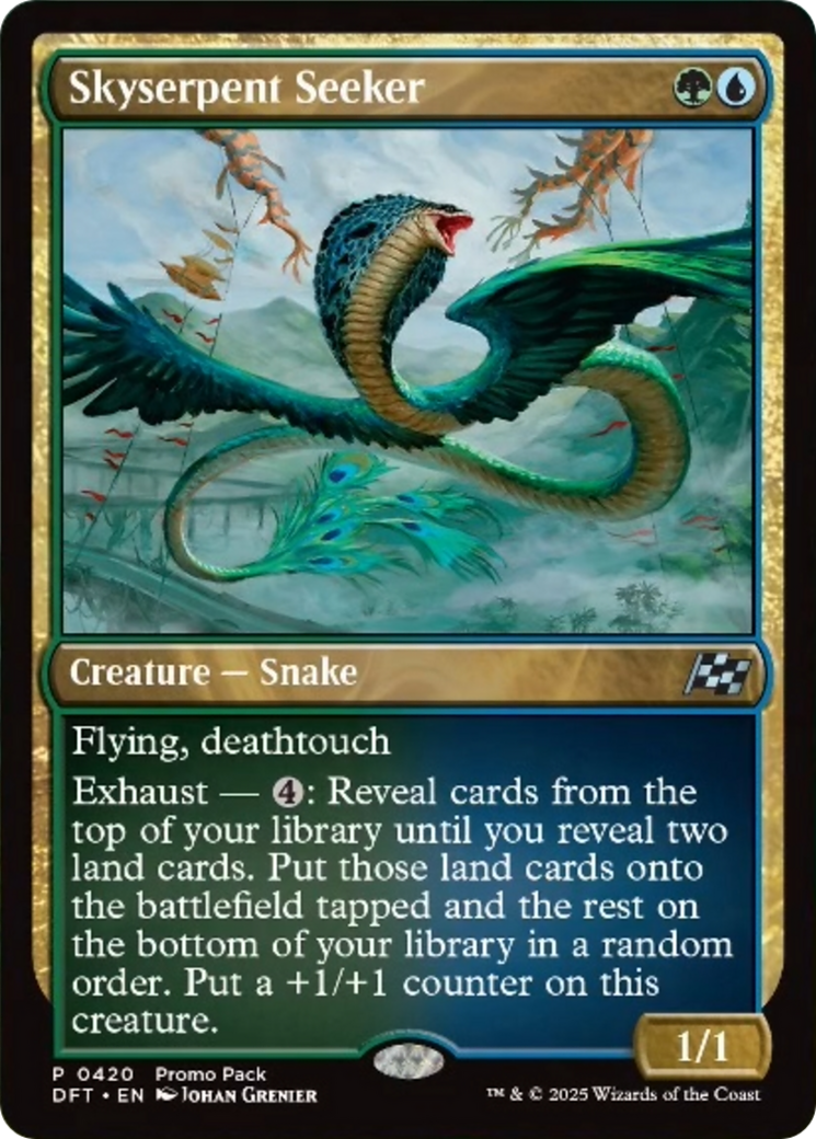 Skyserpent Seeker (Promo Pack) [Aetherdrift Promos] - Destination Retro