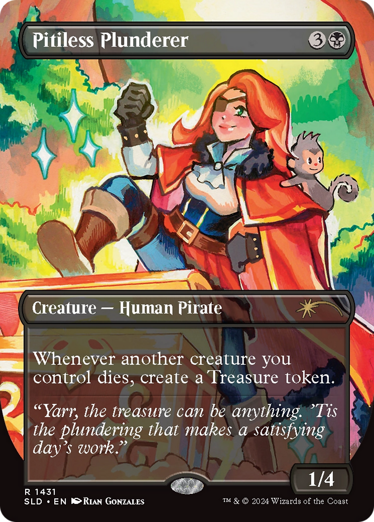 Pitiless Plunderer (Rainbow Foil) [Secret Lair Drop Series] - Destination Retro
