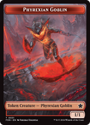 Cat (0027) // Phyrexian Goblin Double-Sided Token [Foundations Tokens] - Destination Retro