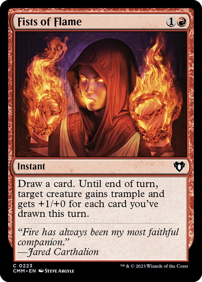 Fists of Flame [Commander Masters] - Destination Retro