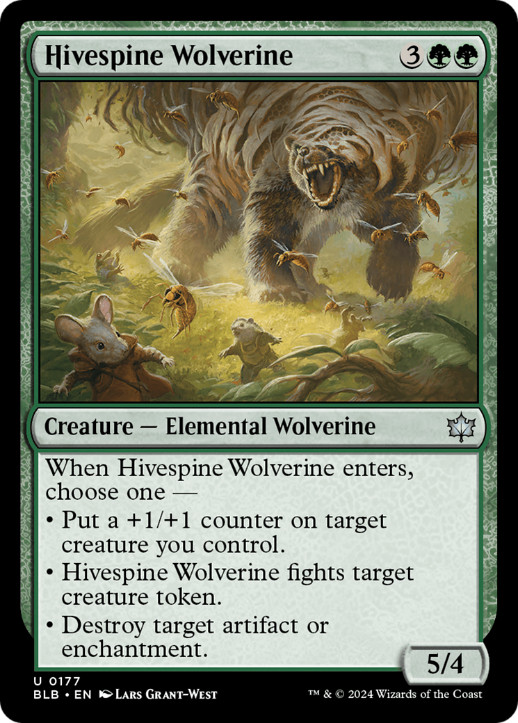 Hivespine Wolverine [Bloomburrow] - Destination Retro