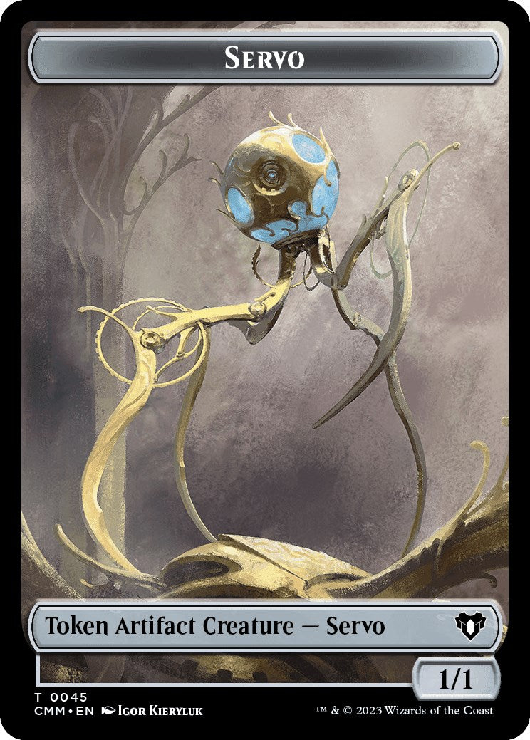 Servo // Ogre Double-Sided Token [Commander Masters Tokens] - Destination Retro