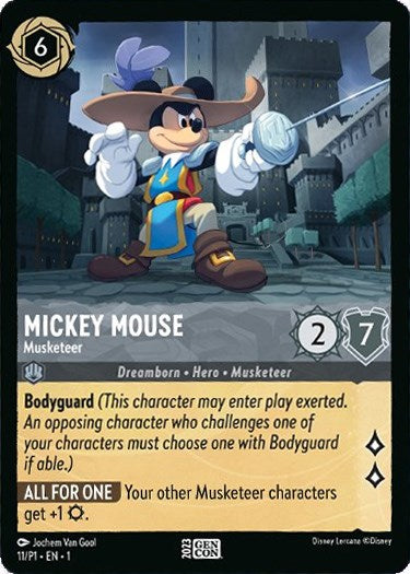 Mickey Mouse - Musketeer (GenCon 2023) (11/P1) [Promo Cards] - Destination Retro