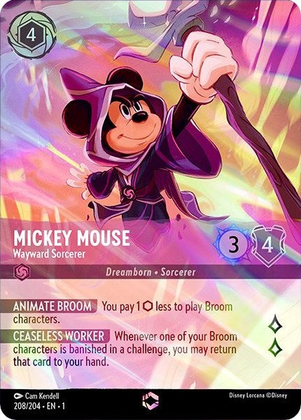 Mickey Mouse - Wayward Sorcerer (Enchanted) (208/204) [The First Chapter] - Destination Retro