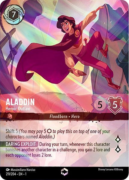 Aladdin - Heroic Outlaw (Enchanted) (211/204) [The First Chapter] - Destination Retro