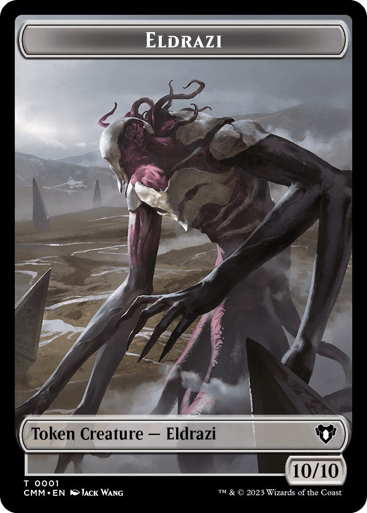 Eldrazi // Cat (0030) Double-Sided Token [Commander Masters Tokens] - Destination Retro
