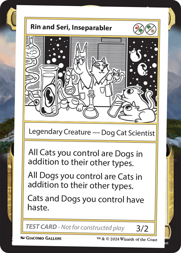 Rin and Seri, Inseparabler [Mystery Booster 2 Playtest Cards] - Destination Retro