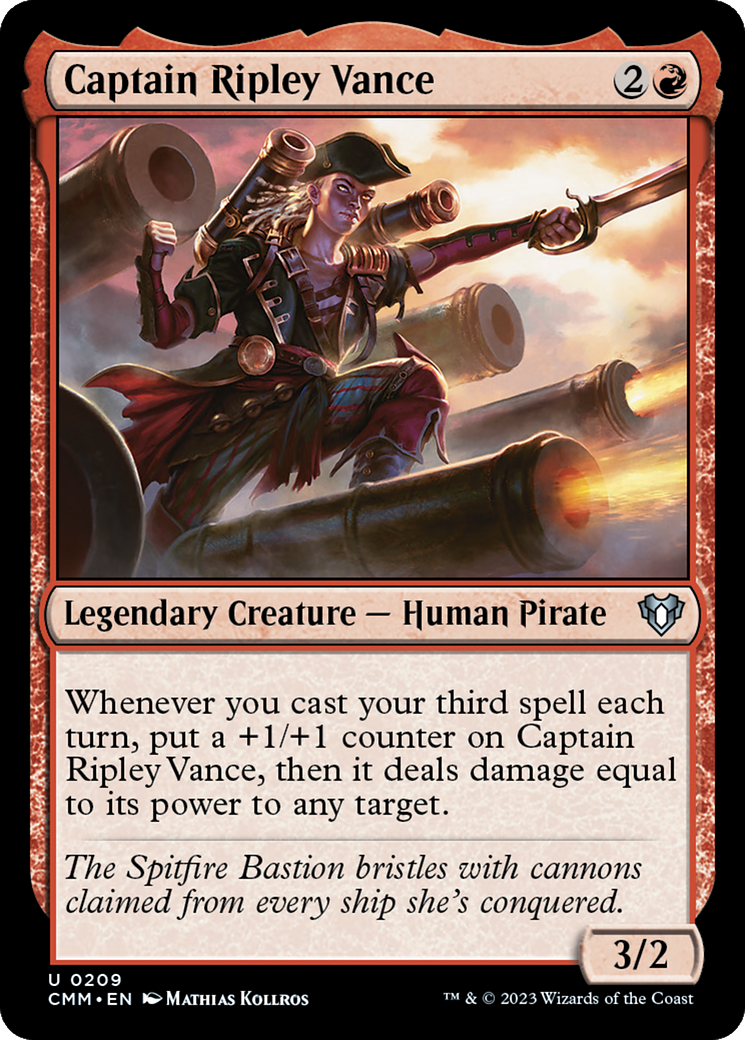 Captain Ripley Vance [Commander Masters] - Destination Retro