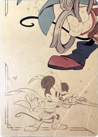 Mickey Mouse - Brave Little Tailor Puzzle Insert (Bottom Left) [The First Chapter] - Destination Retro