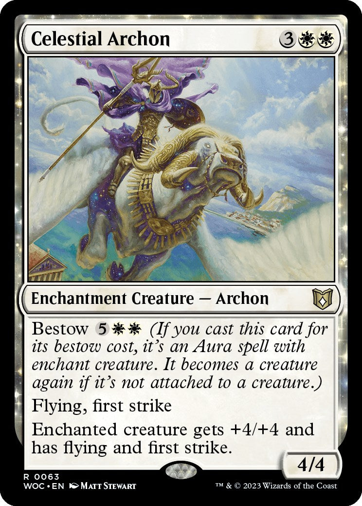 Celestial Archon [Wilds of Eldraine Commander] - Destination Retro