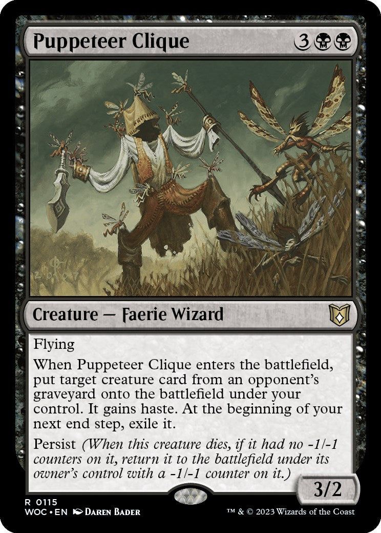 Puppeteer Clique [Wilds of Eldraine Commander] - Destination Retro